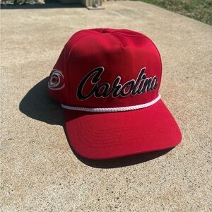 Red Carolina Hurricanes ‘47 Rooe-Trim Snapback Hat